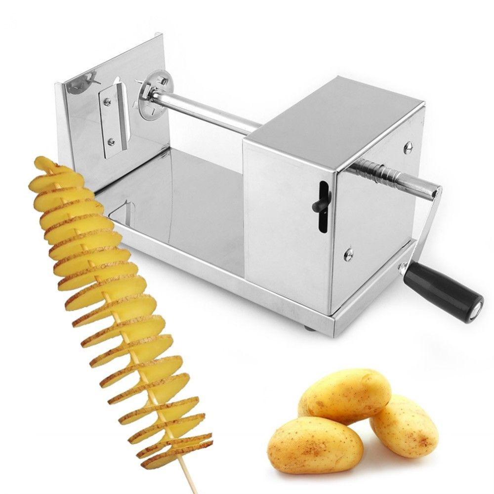 Machine à couper les pommes de terre en spirale